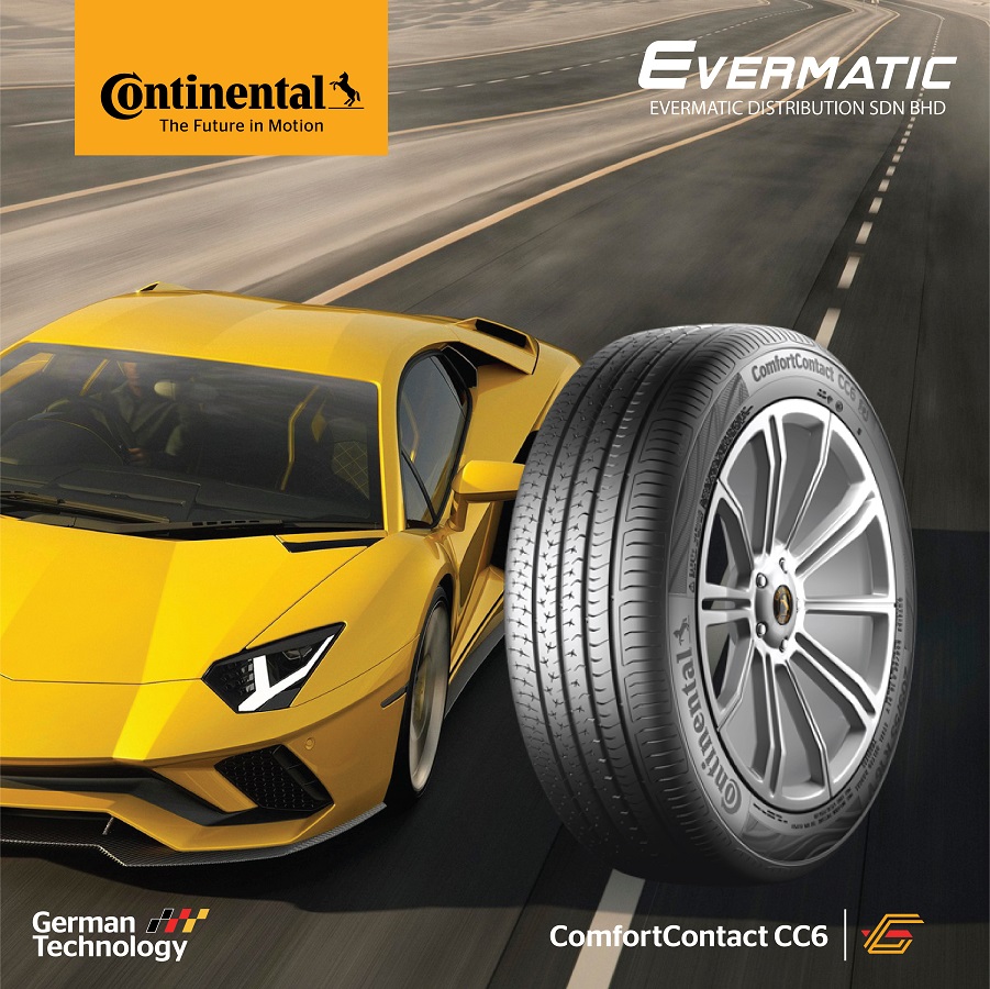 Continental ComfortContact CC6 Passenger Tyre|Sarawak|Sabah